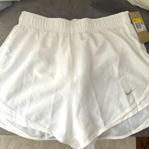 Nike Women's Athletic White Shorts, Size S